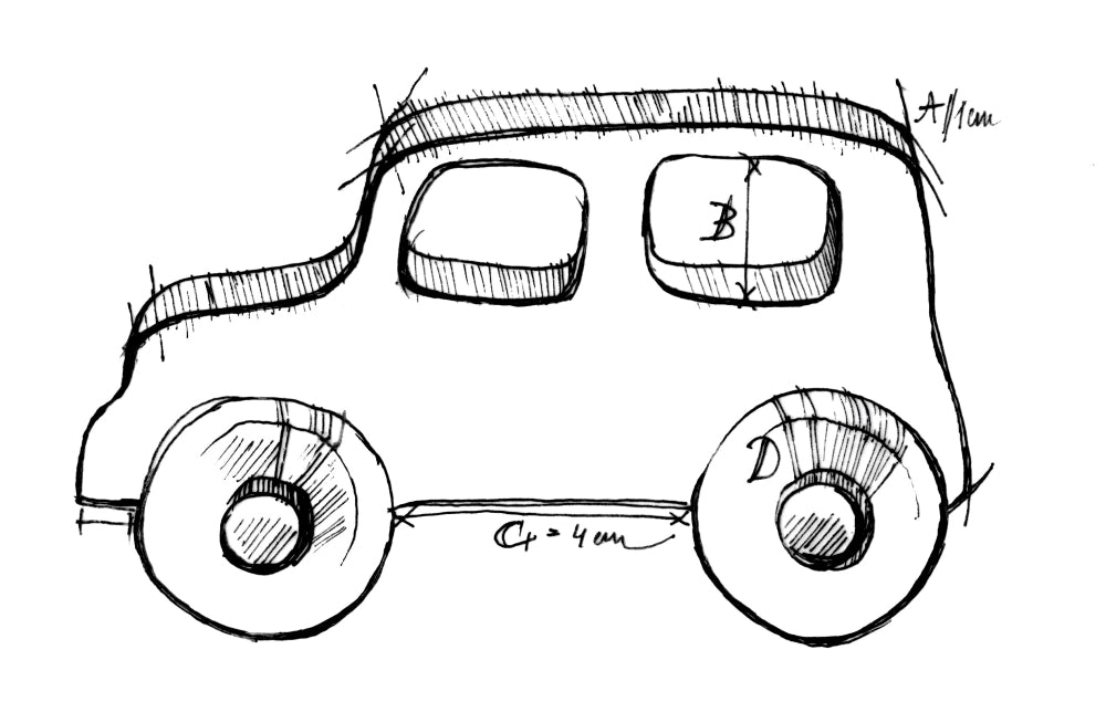 Wooden Story Auto fuoristrada