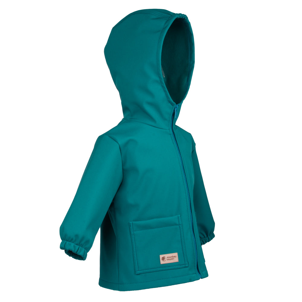 Giacca softshell per bambini con membrana Monkey Mum® - Allegra lucertola
