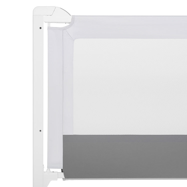 Barriera per letto Monkey Mum® Popular - grigio chiaro - aperta