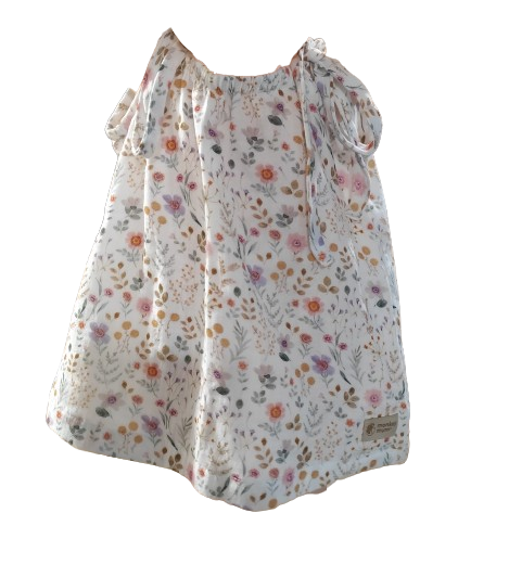 Canottiera in mussola Monkey Mum® - Prato in fiore