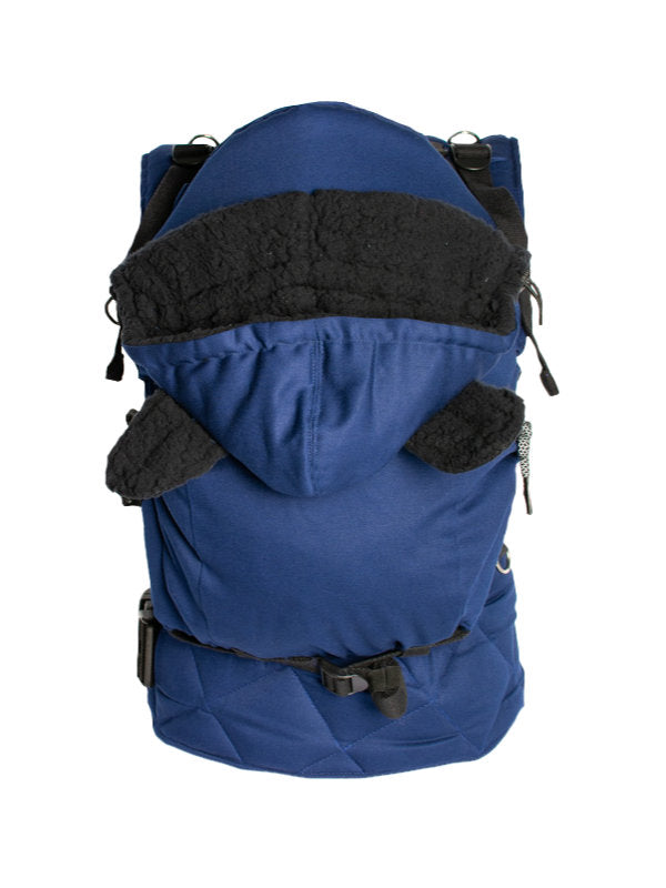 Cappuccio imbottito per marsupio Carrie Monkey Mum® - Blu marino