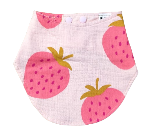 Bavetta in mussola Monkey Mum® - Fragola