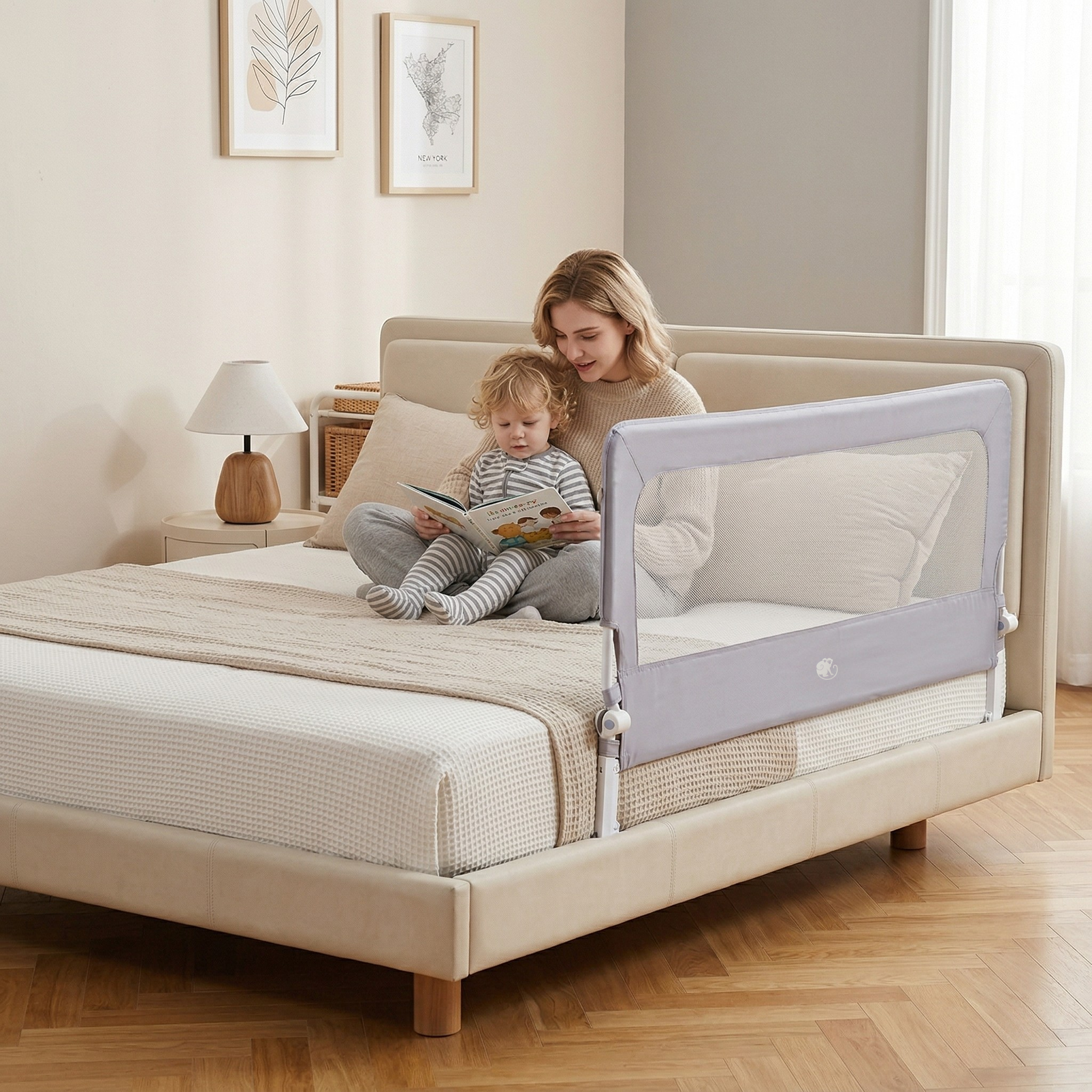 Barriera per letto Monkey Mum® Flip