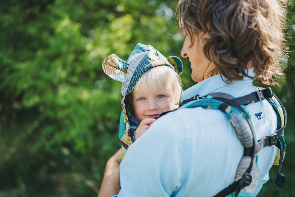 Monkey Mum® Marsupio ergonomico evolutivo Carrie - Fascino geometrico