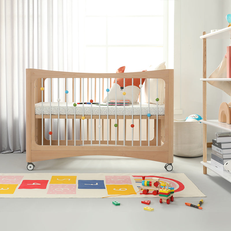 Lettino per bambini 4in1 - Massello - 120x65 cm