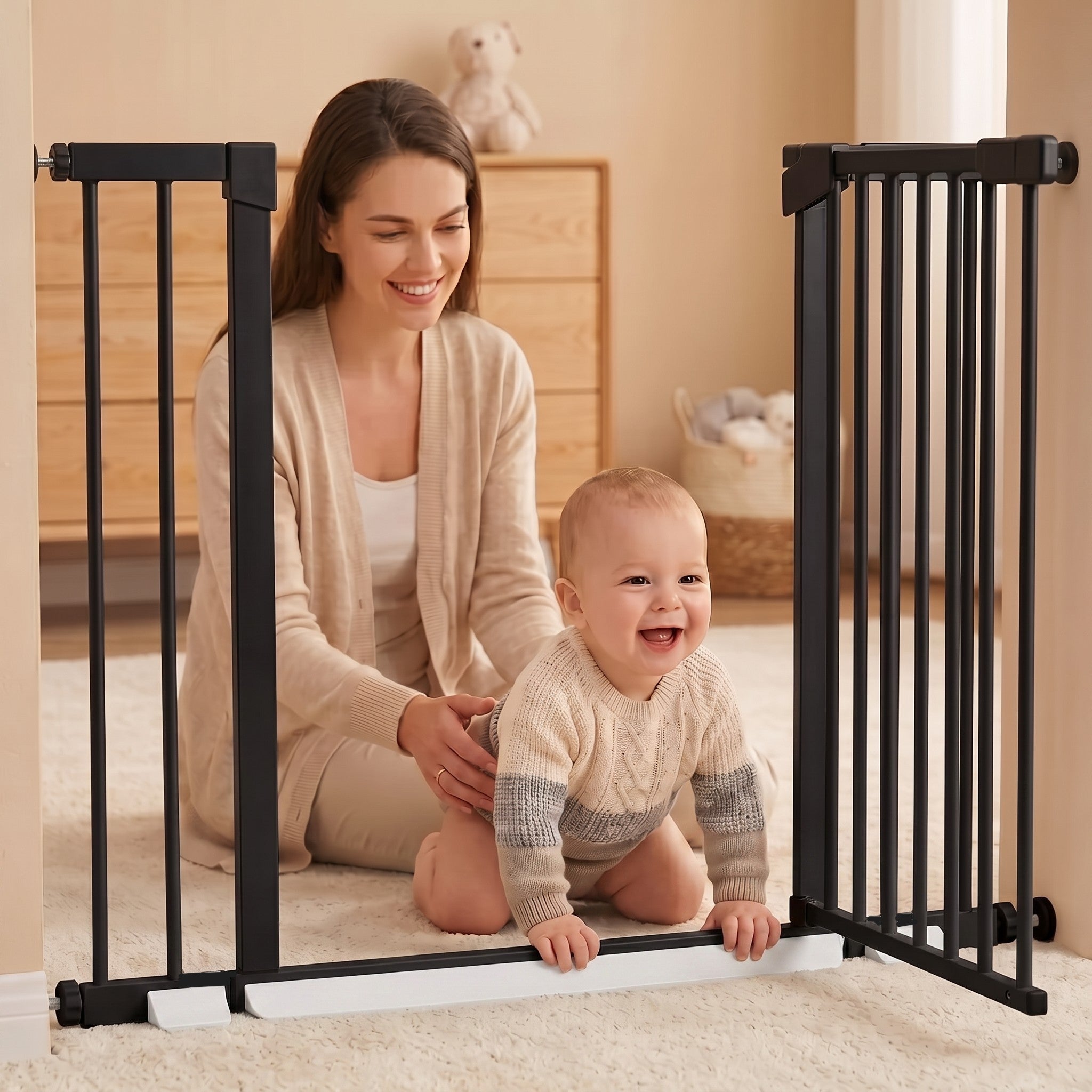 Barriera di sicurezza Monkey Mum® – Nera