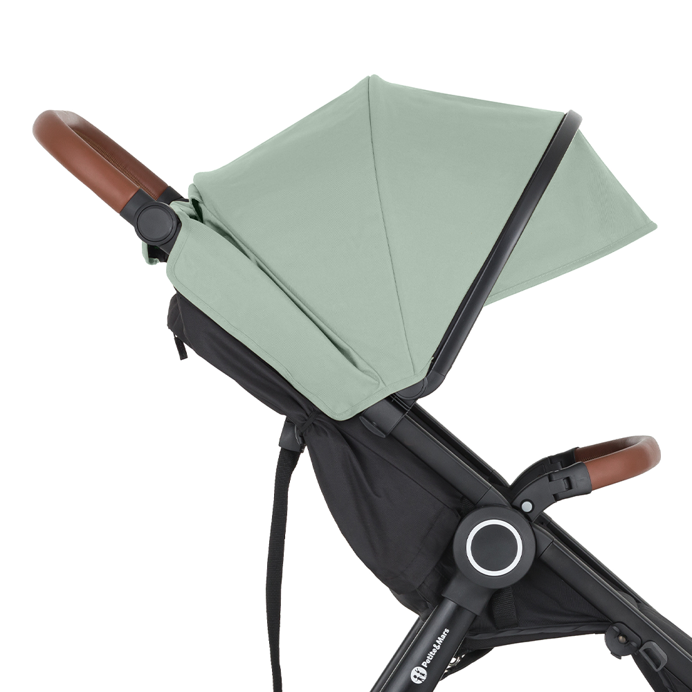 PETITE&MARS Cappottina per passeggino Street2 Iron Green
