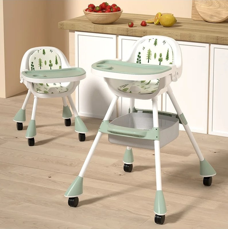 Seggiolone per bambini 2 in 1 Simple - Matcha Green