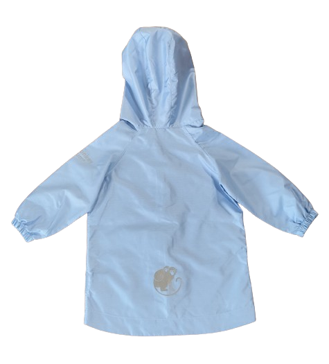 Monkey Mum® Giacca antivento con maniche raglan - Azzurra