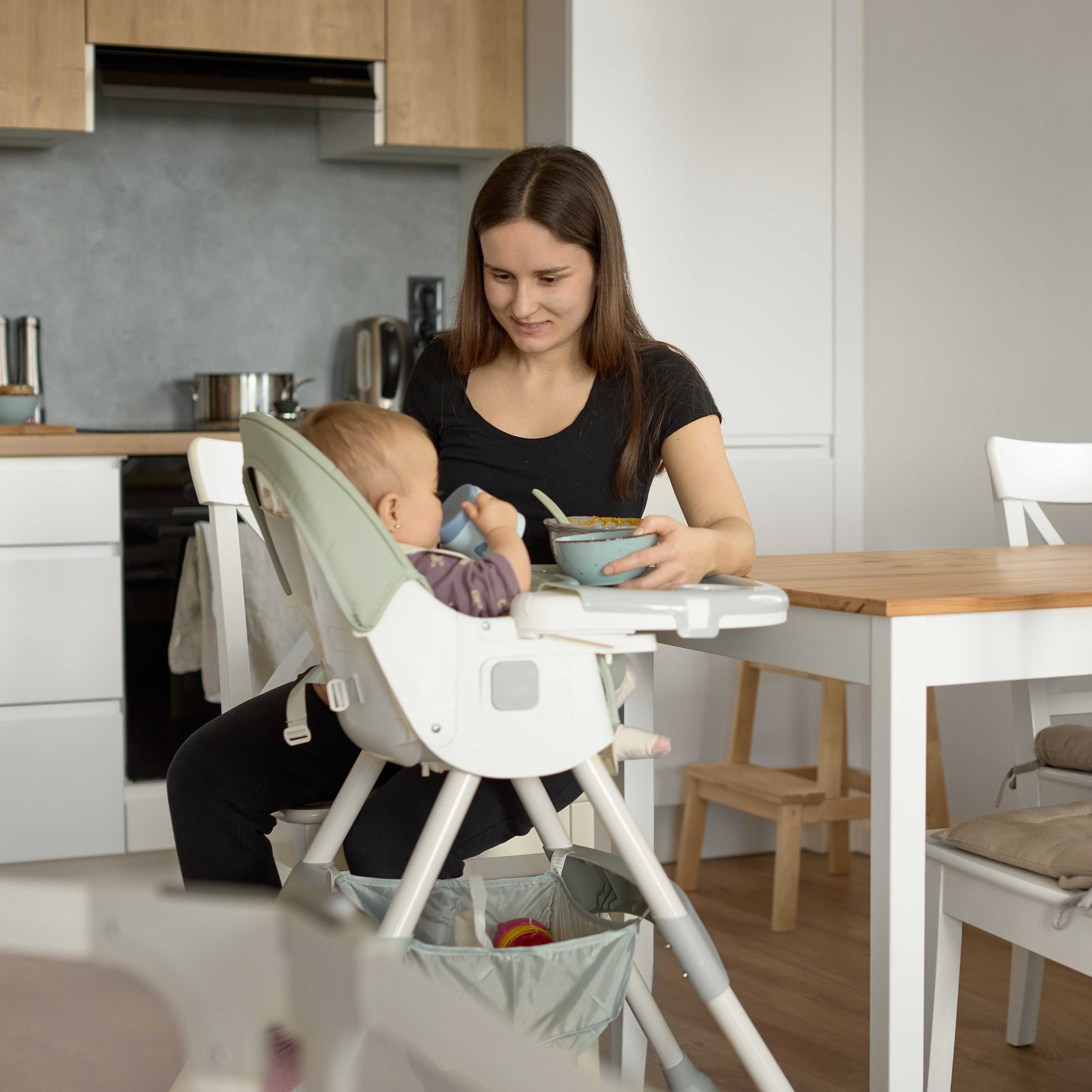Seggiolone per bambini 2 in 1 Comfort - Rosa