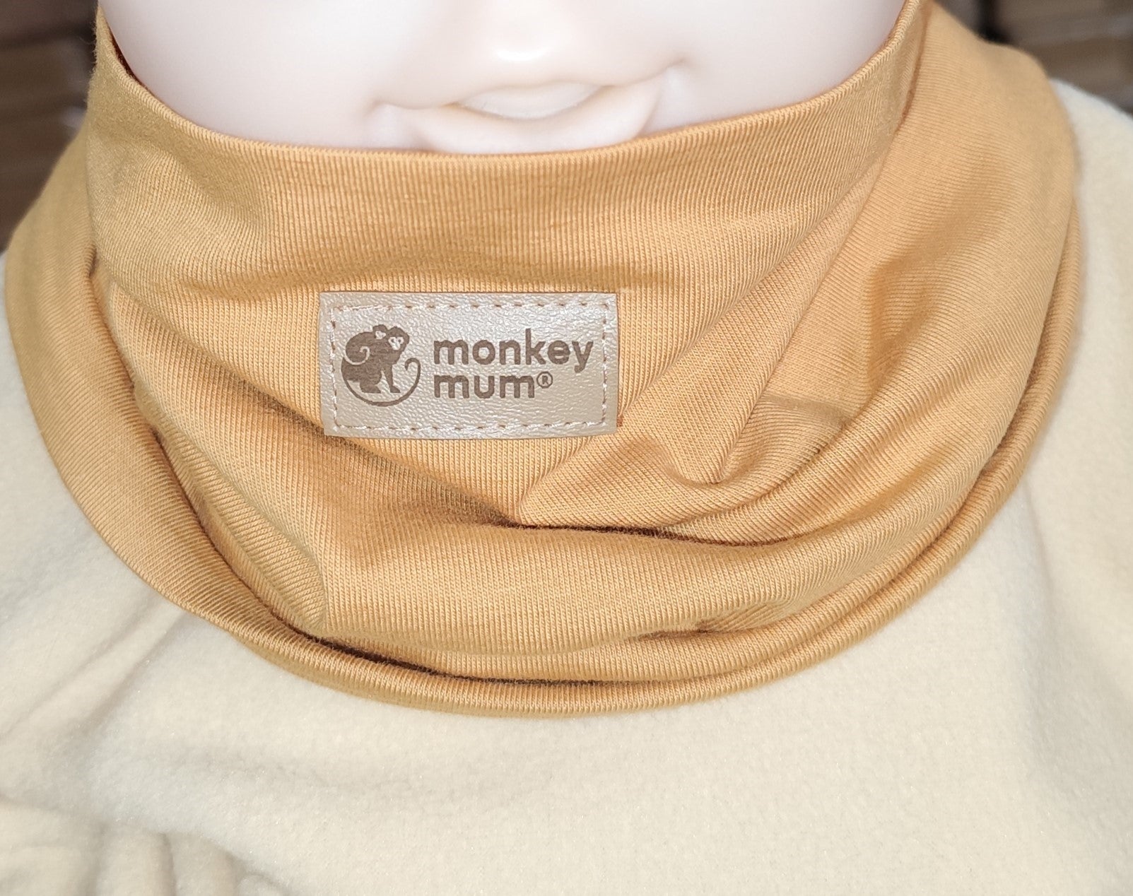 Scaldacollo Monkey Mum® - Senape