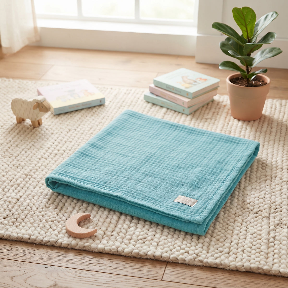 Pannolino in mussola Monkey Mum® - Mentina