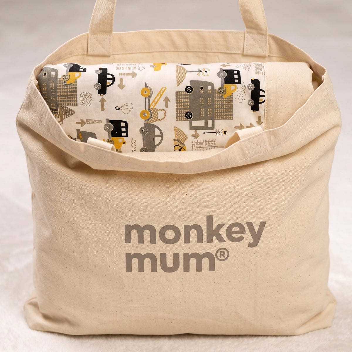 Tappeto gioco Monkey Mum® - Trasporti urbani