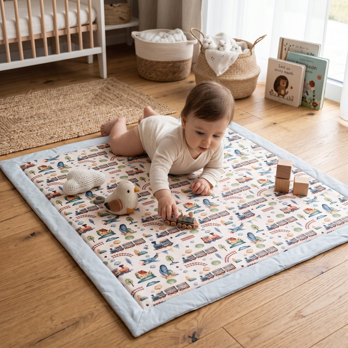 Tappeto gioco Monkey Mum® - Trenino