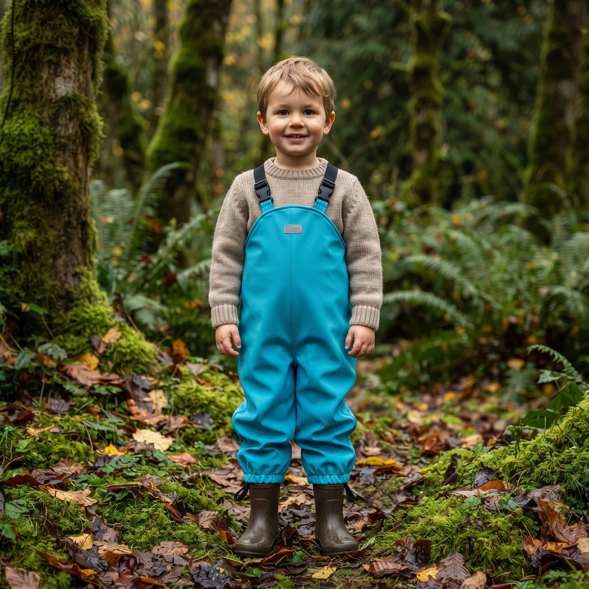 Monkey Mum® Pantaloni salopette softshell con membrana - Lucertola allegra