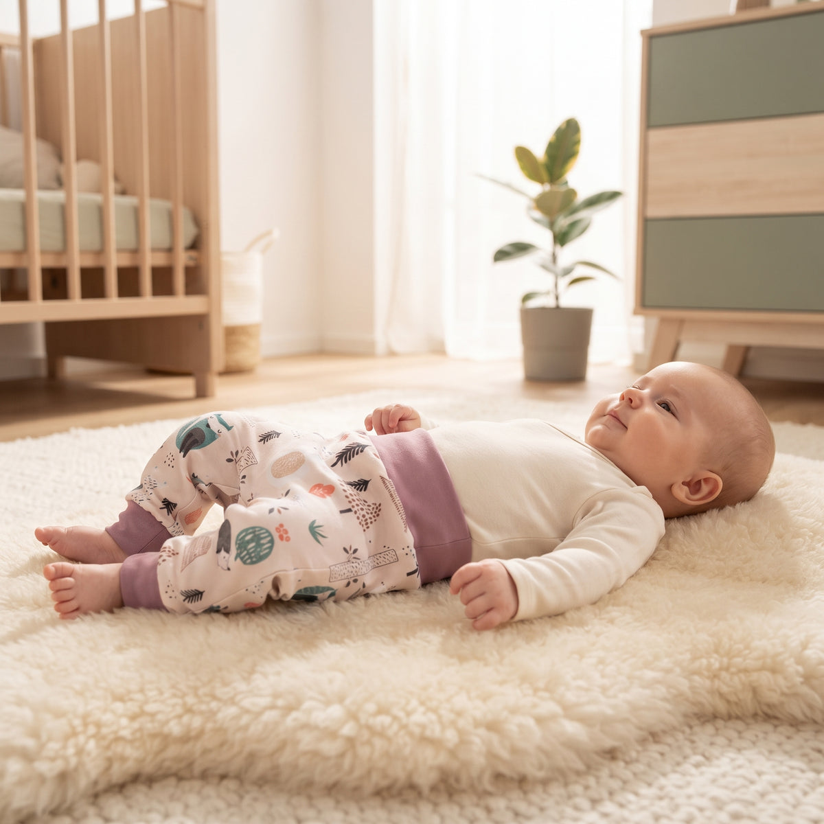 Pantaloni softshell per bambini con membrana Monkey Mum® - Animaletti del giorno