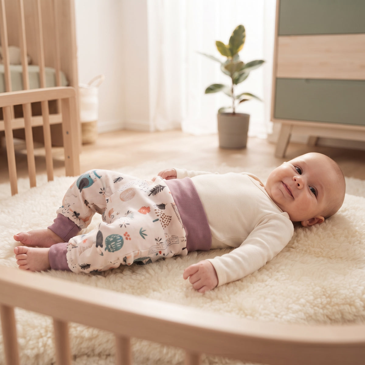 Pantaloni softshell per bambini con membrana Monkey Mum® - Animaletti del giorno