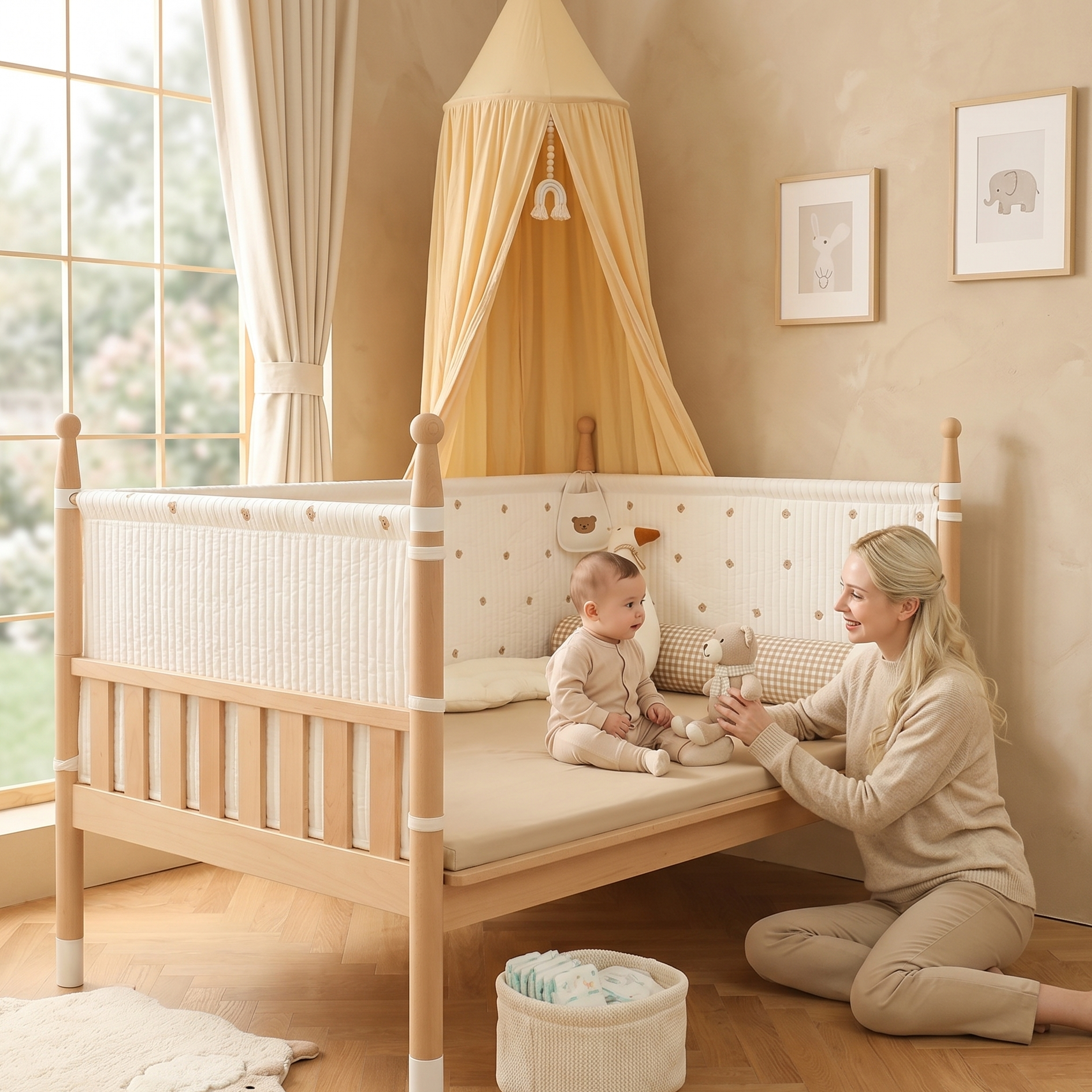 Letto per bambini 5in1 - Massello
