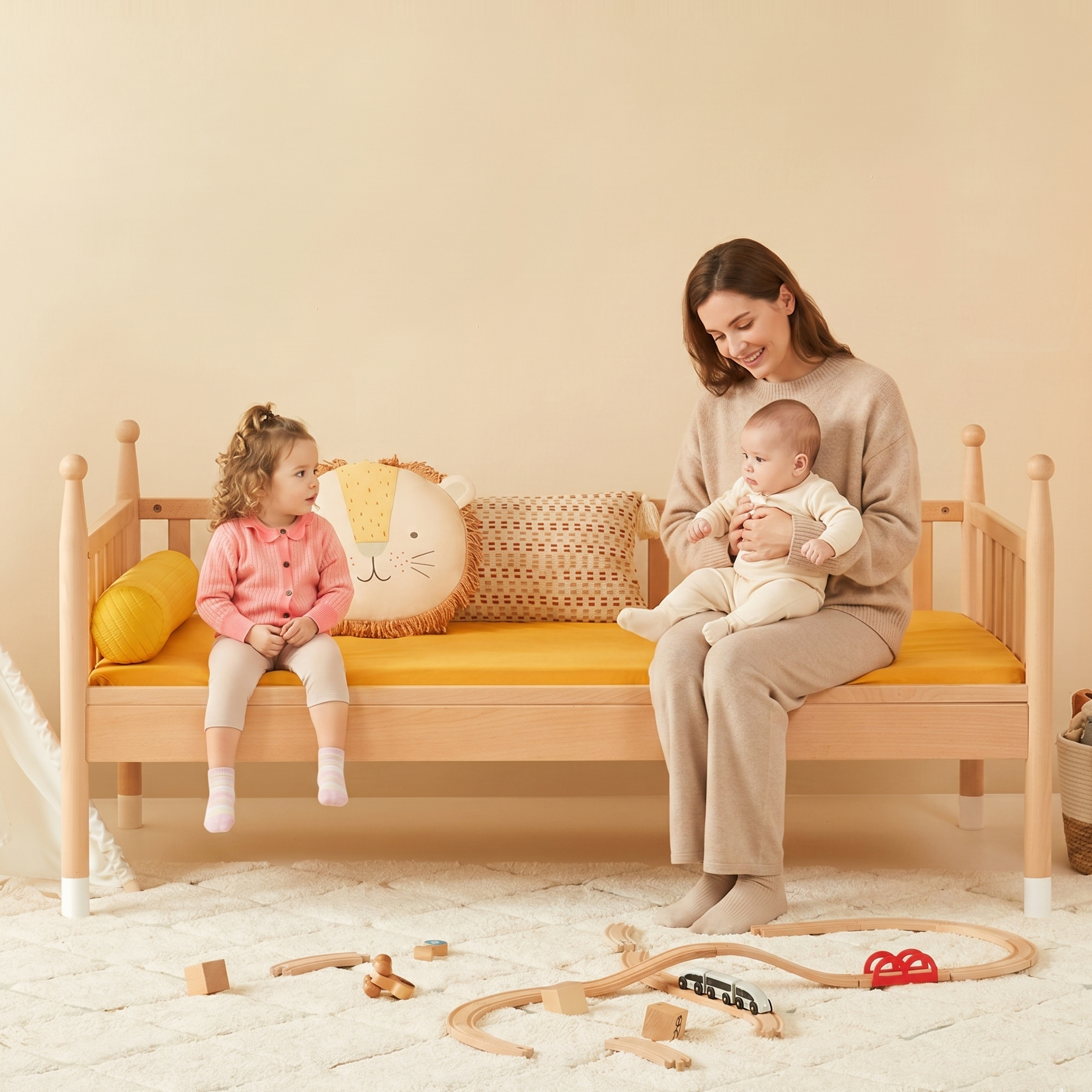 Letto per bambini 5in1 - Massello