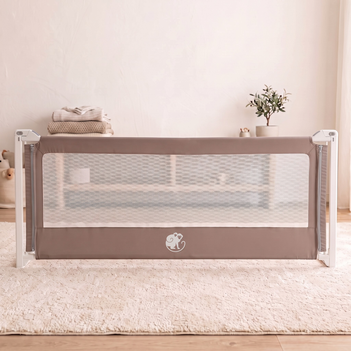 Telo per barriera da letto Monkey Mum® Popular – Grigio scuro