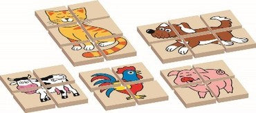 Puzzle in legno Animaletti