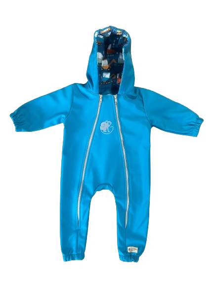 Monkey Mum® Tutina softshell con membrana – Cantiere allegro - dim. 62/68, 74/80