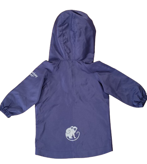 Monkey Mum® Giacca antivento con maniche raglan - Viola scuro