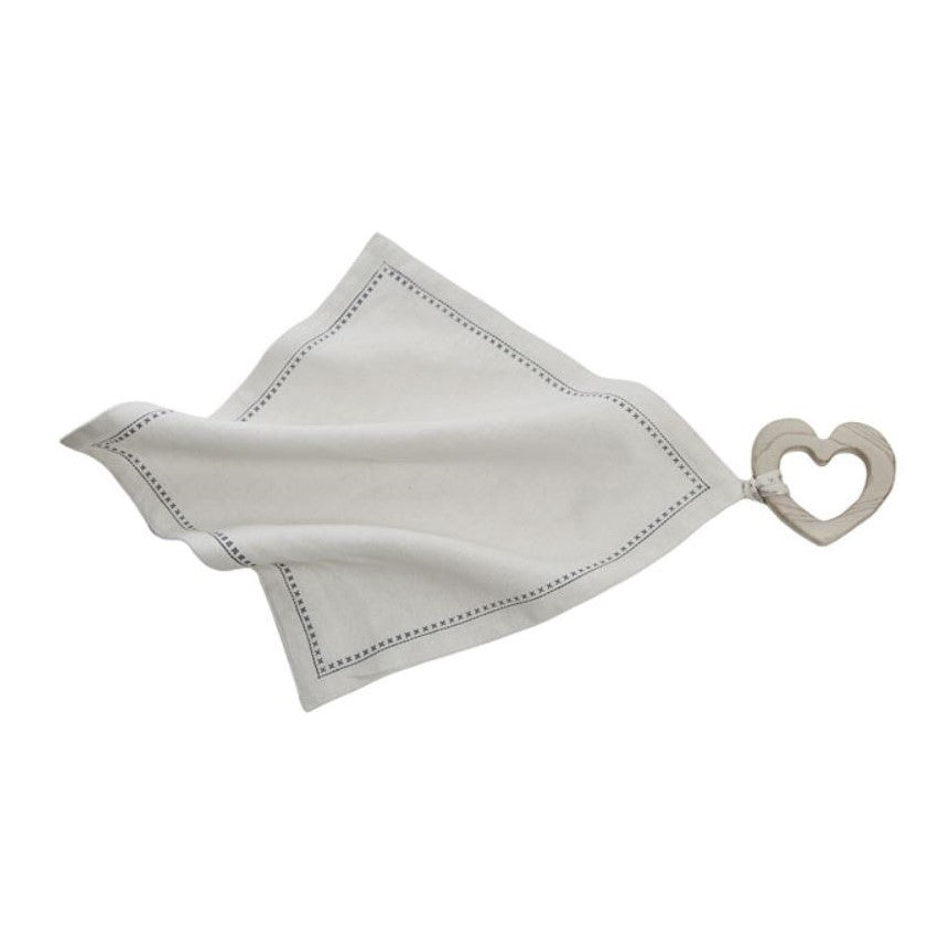 Wooden Story mini Gioco dentizione - Cuore con fazzoletto