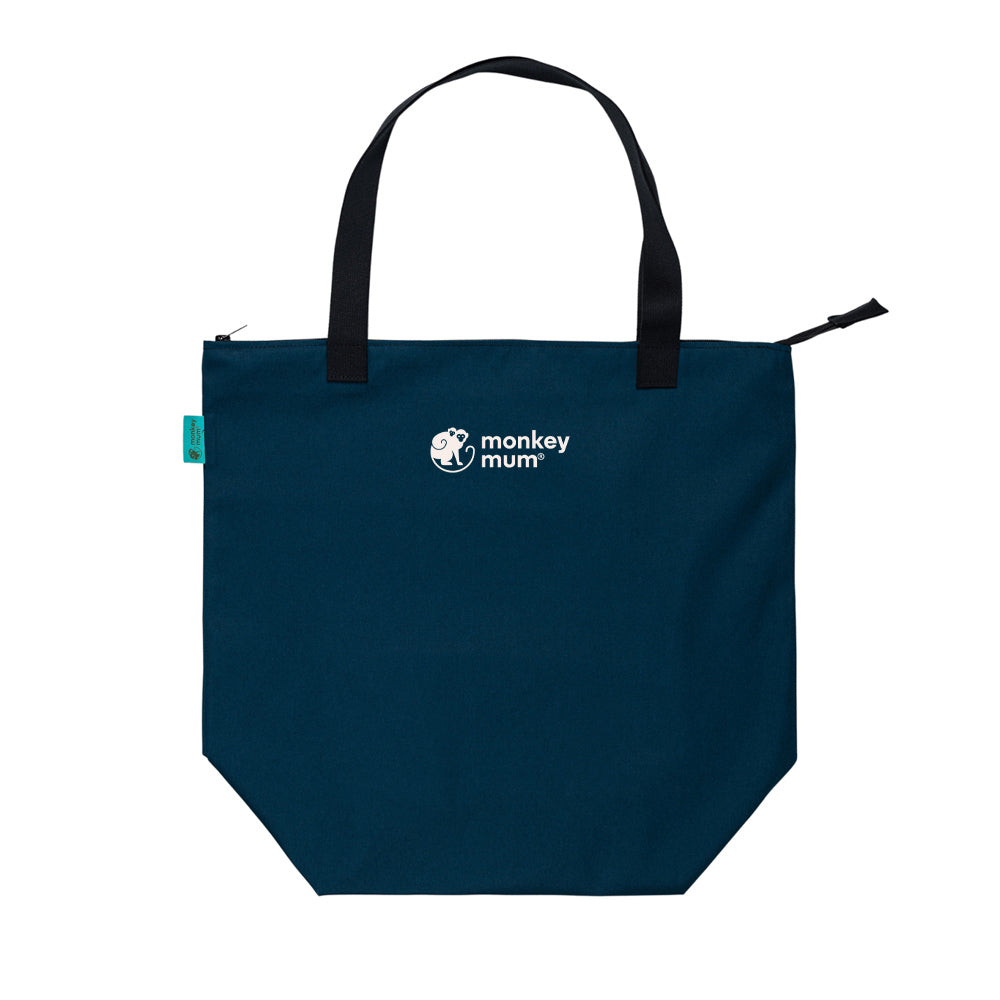 Monkey Mum® Piccola borsa in tessuto per accessori Carrie - Blu marina, seconda scelta