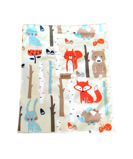 Sacchetto in tessuto Monkey Mum® - Animaletti nel bosco