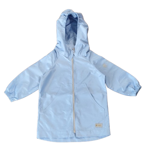 Monkey Mum® Giacca antivento con maniche raglan - Azzurra