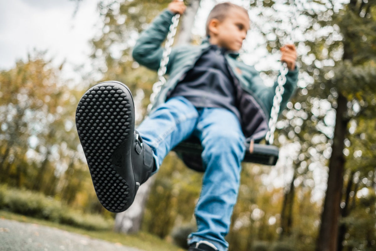 Be Lenka Scarpe invernali per bambini a piedi nudi Panda 2.0 - Tutto nero