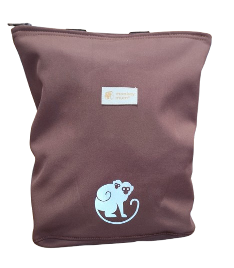 Zainetto softshell per bambini Monkey Mum® - Marrone