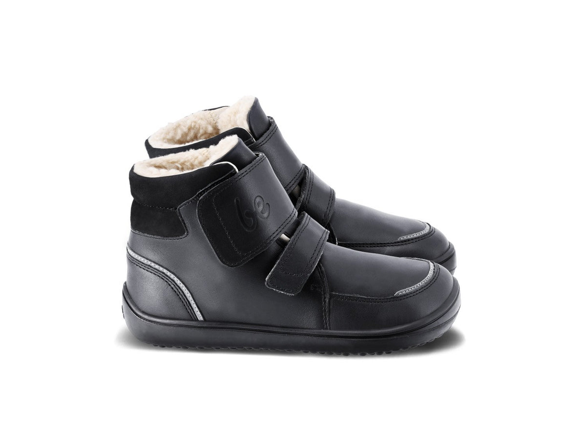 Be Lenka Scarpe invernali per bambini a piedi nudi Panda 2.0 - Tutto nero