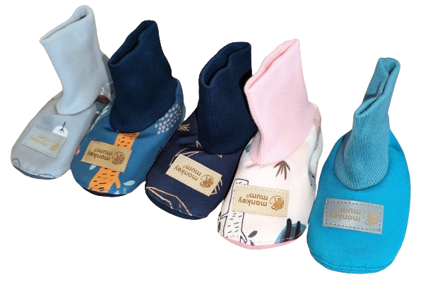 Monkey Mum® Scarpine softshell con membrana - Animaletti notturni