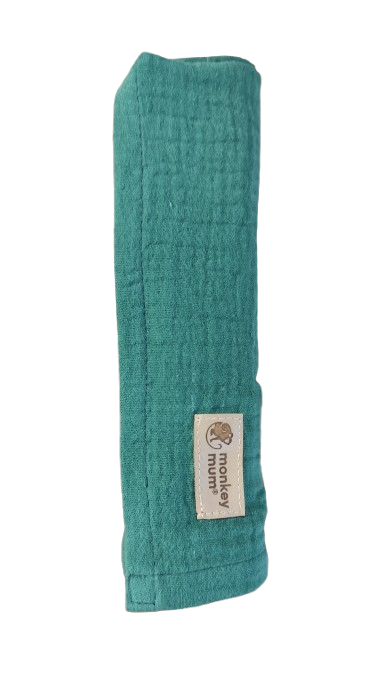 Pannolino in mussola Monkey Mum® - Verde scuro