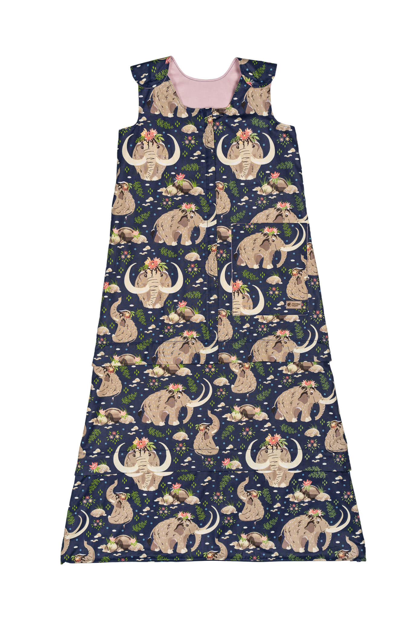 Sacco nanna evolutivo invernale Monkey Mum® 0 - 4 anni - set - Principessa mammut
