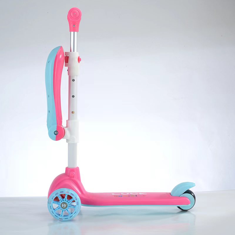 Monopattino per bambini con seduta - 3 in 1 - Giallo - pezzo esposto