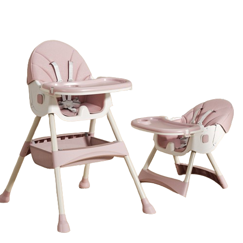 Seggiolone per bambini 2 in 1 Comfort - Rosa