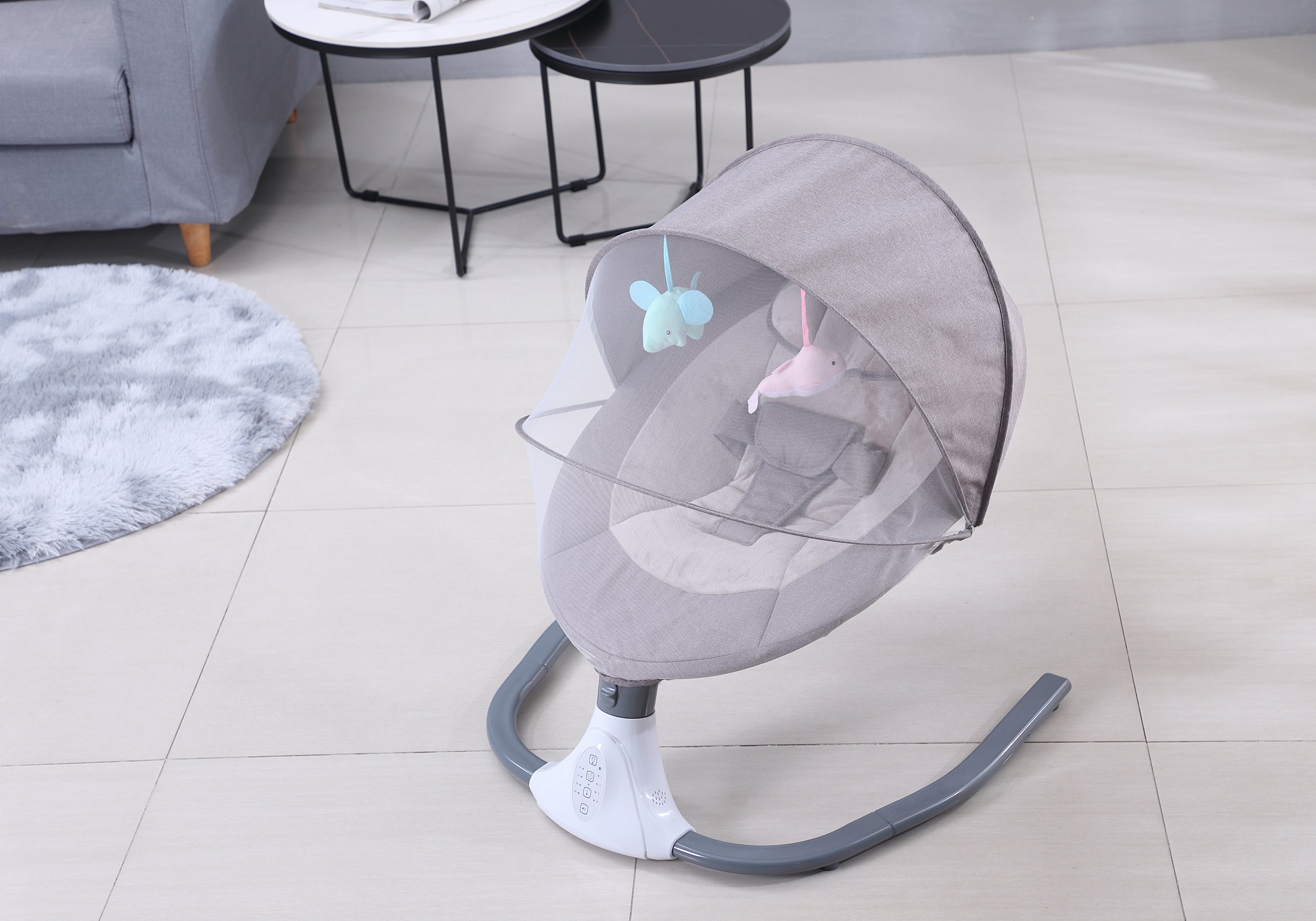 Altalena elettrica orizzontale per bambini