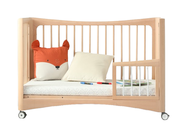 Lettino per bambini 4in1 - Massello - 120x65 cm