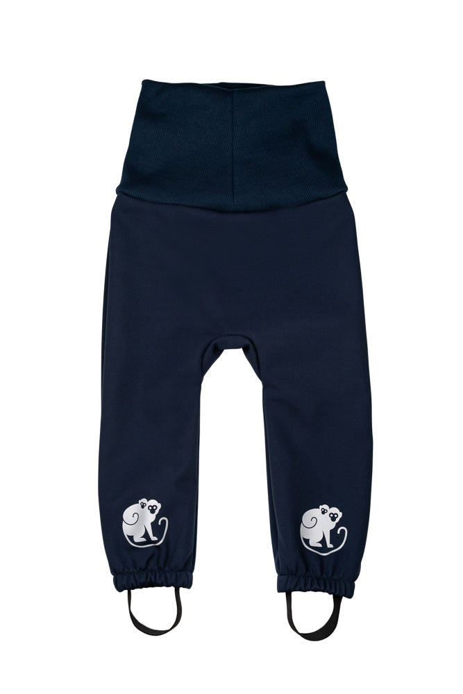 Pantaloni softshell evolutivi per bambini con membrana Monkey Mum® - Cielo notturno