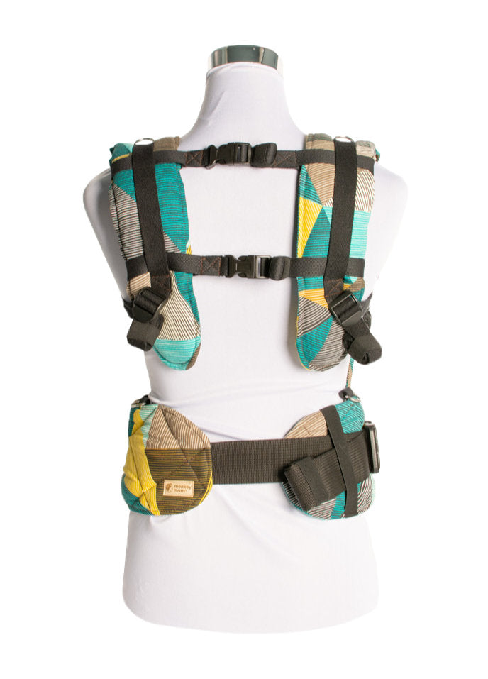 Monkey Mum® Marsupio ergonomico evolutivo Carrie - Fascino geometrico