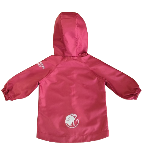 Monkey Mum® Giacca antivento con maniche raglan - Bordeaux