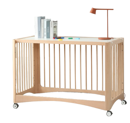 Lettino per bambini 4in1 - Massello - 120x65 cm