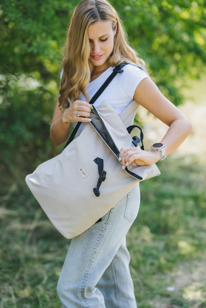 Monkey Mum® Zaino integrato in softshell per il marsupio Carrie - Safari tour