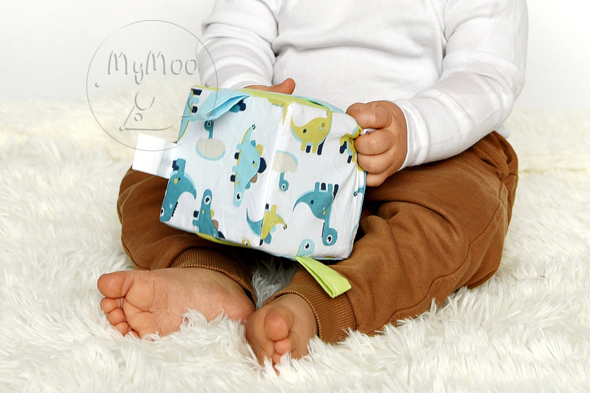 MyMoo Cubo sensoriale Busy cube - Dinosauri