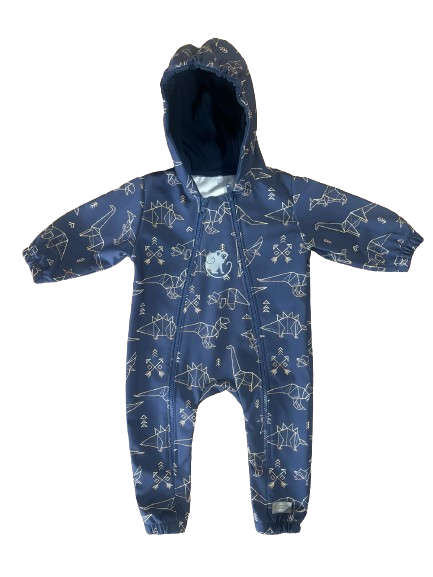 Monkey Mum® Tutina softshell con membrana –Costellazione dei dinosauri - dim. 62/68, 74/80