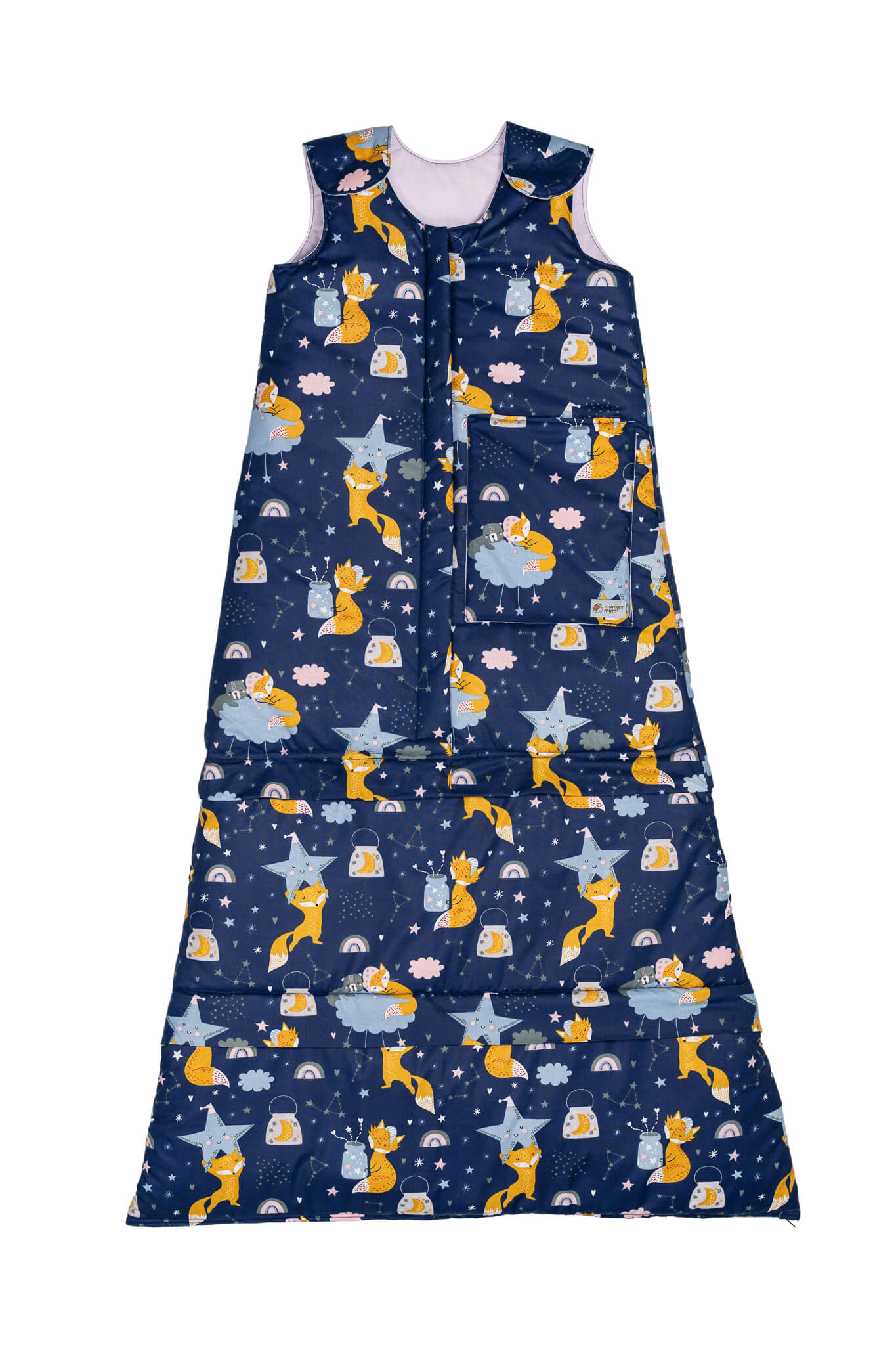 Sacco nanna evolutivo invernale Monkey Mum® 0 - 4 anni - set - Sognando con la volpe