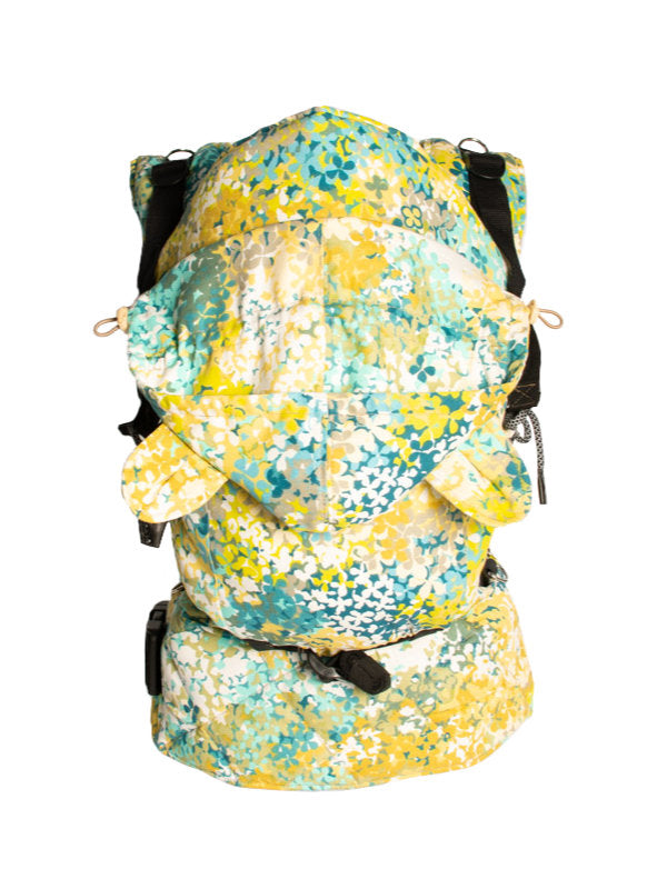 Cappuccio leggero per marsupio Carrie Monkey Mum® - Prato in fiore